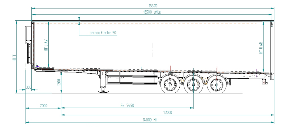 Semiremorca Standard Cu Podea Mobila Walking Floor M